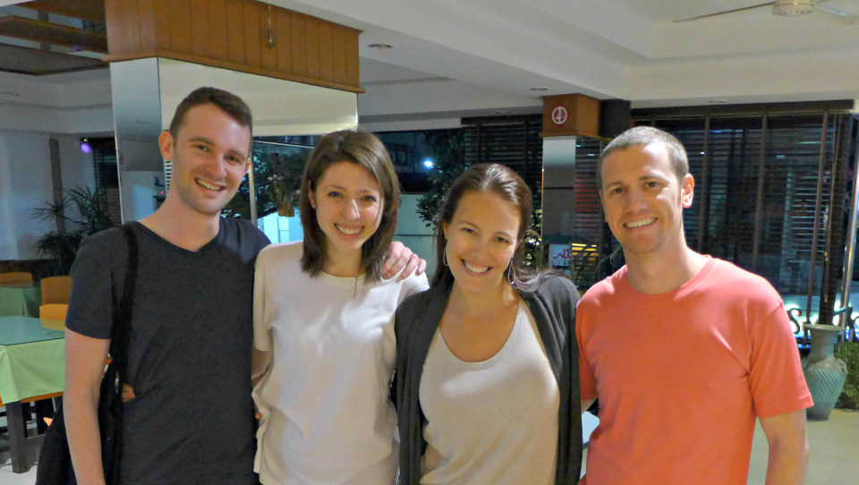 Of all the photos of us with Jill & Josh from Screw The Nine To Five, this is the only one where we're not pulling HORRENDOUS faces.